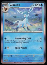 Glaceon 025/131 Holo Rare Prismatic Evolutions Pokemon Near Mint picture