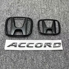 Genuine Gloss Black 08F20-TVA-E00 Exterior Emblem Kit Set For Accord 2018-2022 picture