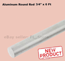 Aluminum Round Rod Solid Bar 3/4