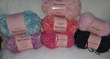 JUICY COUTURE YARN - CROCHET/KNIT - Luxe Velour XL, Mini, Sparkle -  picture