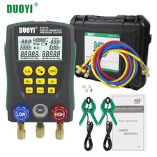 Professional Refrigeration Manifold Gauge Set Digital Gauges HVAC System Tester picture