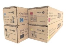 4PK GENUINE XEROX TONER CARTRIDGES DOCUCOLOR 550 560 570 SET CMYK NEW picture