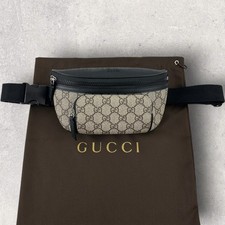 Gucci GG Monogram Logo Eden Canvas Shoulder Crossbody Belt Bag Beige 450946 picture