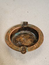 Vtg Old Mission KopperKraft San Francisco Handmade Solid Copper Ashtray  picture