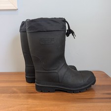 Kamik Forester Black Rubber Pac Boots with Liner Made in Canada Men's Size 9 picture