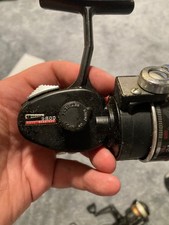 Vintage Garcia 9800 Ultra Lite Spinning Fishing Reel Ball Bearings Japan Working picture
