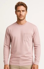 NWT Goodfellow & Co Pink Longsleeve Men's Size XL with Pocket Retail $20 picture