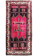 5x9' Red Semi Antique Traditional Afshaar Runner 74994 picture
