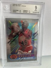 Topps 1994-95 Finest Michael Jordan #331  BGS 9 Mint Bulls picture