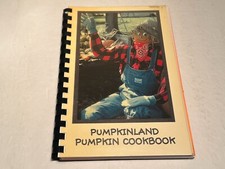 PUMPKINLAND vintage Pumpkin COOKBOOK 1997 Spiral Bound 1st edition Iowa rare picture
