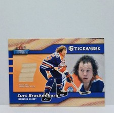 2002-03 Fleer Throwbacks #3 Curt Brackenbury Stickwork (B6) picture