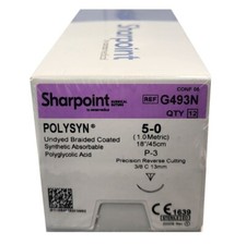 *12-Pieces* Sharpoint Polysyn Undyed Braided 18