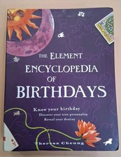 🤩 The Element Encyclopedia of Birthdays By Theresa Cheung  Theresa  picture