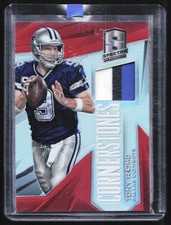 Tony Romo 2014 Panini Spectra 3-COLOR JERSEY PATCH Red Prizm /10 Dallas Cowboys picture
