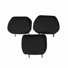 2012 - 2017 Hyundai Accent Hatchback Rear Headrest Black Cloth OEM Set Of 3 Nice picture