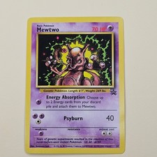 Pokémon Mewtwo #14 Black Star Movie Promo 14/53 Wotc Vintage 1999/2000 Non-Holo picture