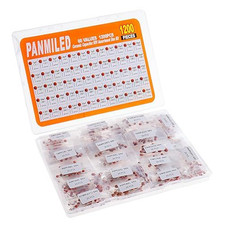 60 Values 1200 Pieces Ceramic Capacitor Kit 1pF-100nF 50V picture