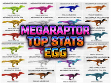 MEGARAPTOR TOP STATS Egg Pair -  Ark Survival Ascended PVE Official Crossplay picture