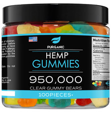 Natural Gummies for Stress Relief - Great for Pain, Insomnia & Anxiety - 100ct picture