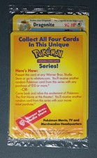 Dragonite Pokemon Black Star Promo # 5 WOTC Vintage 1999 Pokemon Card Sealed picture