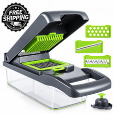 9-in-1 Vegetable Chopper Slicer Dicer Grater Julienne Cutter w/ Container picture