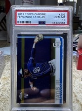 2019 Topps Chrome - Fernando Tatís Jr. #203 (RC) PSA 10 picture