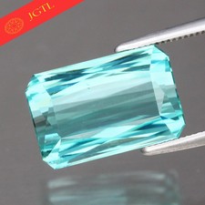 JGTL CERTIFICATE Incl.* 5.98ct Octagon VVS Natural Nigerian Emerald - UNHEATED picture