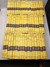 Nancy Drew Yellow Bind Series Set 1-54 All Matte Hardcover Edition Mystery Lot picture