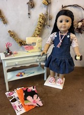 American Girl Chrissa Craft Studio 2009 Sewing Machine Accessories Retired GOTY picture