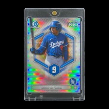 JOSUE DE PAULA ROOKIE REFRACTOR SILVER HOLO CARD 2026 Bowman Chrome - Dodgers picture