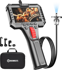 Two-Way Articulating Borescope Camera with Light, 0.25In Slim Probe, Industrial picture