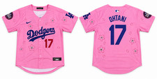 Shohei Ohtani #17 Los Angeles Dodgers Jersey Pink Cherry Blossom picture