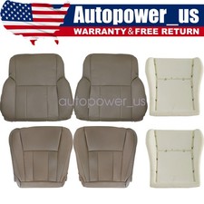 For 1996-2002 Toyota 4Runner Front Leather Seat Cover Tan & Bottom Foam Cushion picture