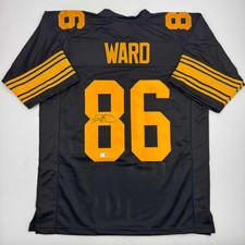 Autographed/Signed Hines Ward Pittsburgh Color Rush Football Jersey JSA COA picture