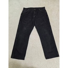 Wrangler Vintage Cowboy Cut Original Fit Black Jeans Mens 36x30 picture
