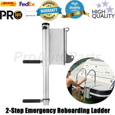 NEW 2 Step Man Overboard Ladder Stowable Emergency Boat Reboarding Step picture