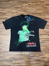 Mens Godspeed horror elements Graffiti print Cotton Short sleeved T-shirt picture