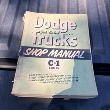 1954 Dodge Truck C-1 Series Job Rated Shop Manual OEM Original Mopar 1955 1956 picture