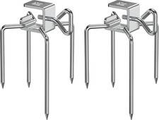 6102 Stainless Steel Rotisserie Meat Forks For Any Gas/Charcoal Grills picture
