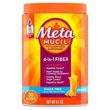 Metamucil 4-in-1 Fiber Sugar-Free Supplement (Orange) 6.1 OZ picture