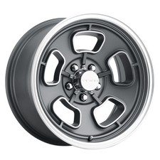 VISION 148 Shift 17X8 6x139.7 Offset 0 Satin Grey Machined Face/Lip (Qty of 1) picture