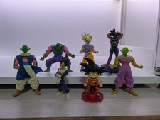 Dragon Ball Figure Lot 7 Goku Vegeta Piccolo Bardock Gohan Krillin Frieza picture