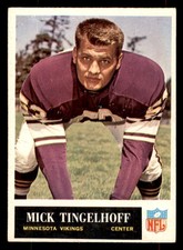 1965 Philadelphia Football - Mick Tingelhoff #111 VG/EX picture