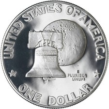 1976 S Eisenhower Dollar Gem DCam Proof CN-Clad Type 1 picture