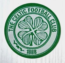 STUNNING CELTIC F.C. ULTRA SLIM EMBROIDERED IRON-ON SOCCER/FOOTBALL PATCH... picture