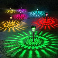 2PC Solar Landscape Lights Pathway Garden Outdoor Waterproof LED Lighting USA picture