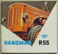 HANOMAG R55 Tractor Sales Brochure June 1954 German Text Ref 5000.6.54 (R55/1/2) picture