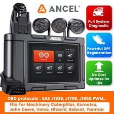 ANCEL HD3600 Heavy Equipment Diagnostic Tool DPF Regen Truck Scanner Machinery picture