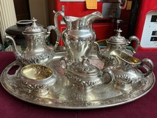 Antique Buttercup Gorham 7 Pc. Sterling Silver Coffee And Tea Set. Stunning Set picture