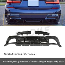 Carbon Fiber Rear Bumper Lip Diffuser for BMW 3 Series G20 330i M340i 2019-2022 picture